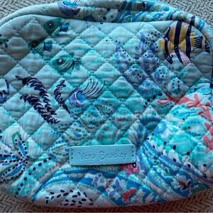 Vera Bradley small cosmetic case. Blue Paisley print.
